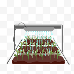 绿色农业科技图片_室内种植植物
