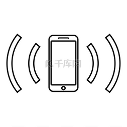 声波图像图片_智能手机发射无线电波声波发射波