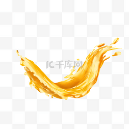 橙汁飞溅素材图片_飞溅橙汁果汁