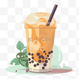 奶茶价格表白色图片_卡通手绘甜品饮料奶茶