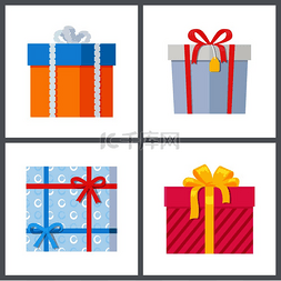 礼品盒设计图片_一套礼品盒，采用装饰性包装，彩