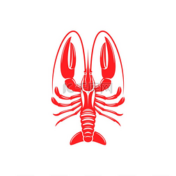 红龙虾、海鲜、大爪甲壳类动物被