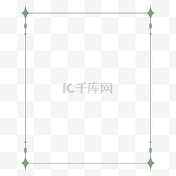 绿色简约大气商务图片_灰绿色极简欧式边框