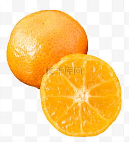切开的图片_切开的橘子水果