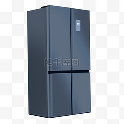 电冰箱免扣素材图片_厨房电器双开门电冰箱