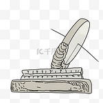 日晷天文时间刻度计时器古代发明