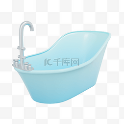 浴室洗澡图片_3DC4D立体大浴缸