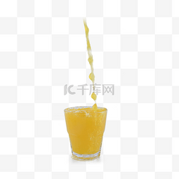 霓虹灯管音符图片_水果果汁橙色多汁橙汁
