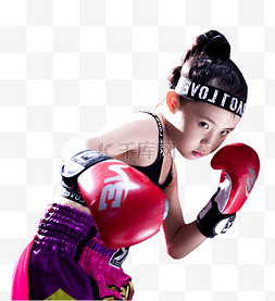 mma格斗图片_女孩格斗拳击搏击少儿健身