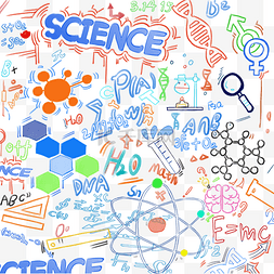 教育背景底纹图片_化学公式教育底纹