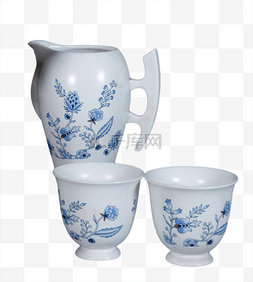 青花瓷茶具图片_青花瓷瓷器