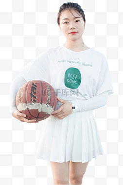 青春运动篮球漂亮美女