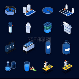 操作系统界面图片_带有工业净化设备和家用过滤器的