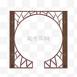 中国古风古典镂空屏风中式家具