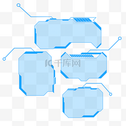 官网框框图片_高科技索引对话框框线蓝色