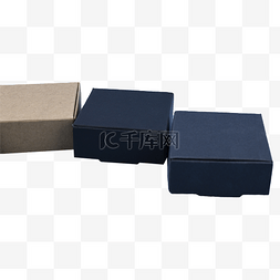 牛皮纸蓝色礼盒盒子纸盒