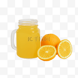 夏日水果茶图片_榨果汁橙汁