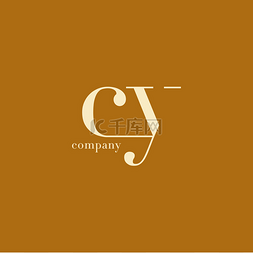 未来字体设计图片_Cy 信件业务公司徽标