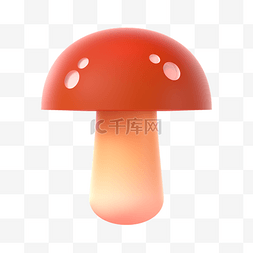 3D立体小蘑菇