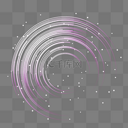 星轨图片_商务科技紫色星轨线条圆形