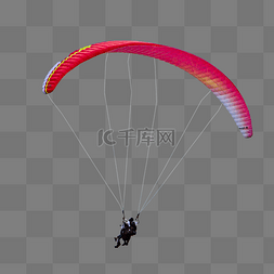 滑翔板滑板图片_高空滑翔伞极限挑战