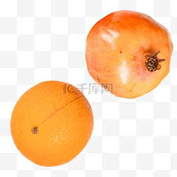 冰块果粒橙图片_石榴水果食物