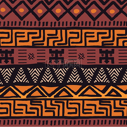 陶瓷波西米亚图片_具有几何元素的部落民族彩色波西