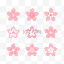 日本粉色樱花合集