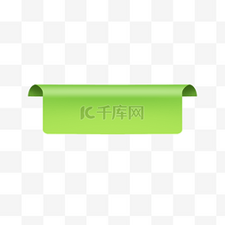 春季春天绿色角标电商标题栏文本