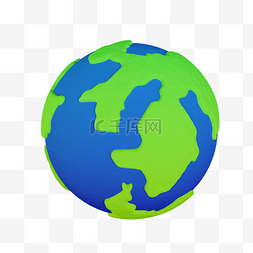 全国地球图片_3DC4D立体地球