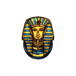 埃及守卫图片_图坦卡蒙孤立了埃及法老的葬礼面