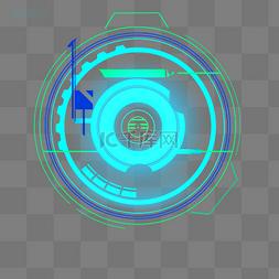 圆环信息图片_蓝色科技圆环圆圈