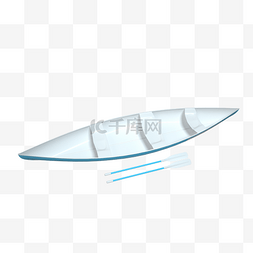 海岛3d图片_C4D海上旅游皮划艇模型