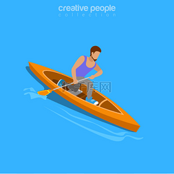 划桨人图片_创意人集合