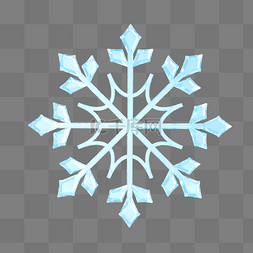 下雪的星空图片_3D立体宝石雪花