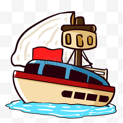 海浪船只航海工具
