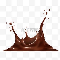巧克力剪贴画图片_巧克力水