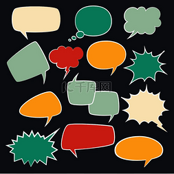 聊天框架图片_语音框架口语儿童泡泡套装与口语