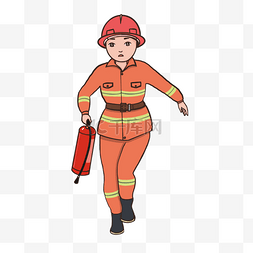 消防员火灾灭火消防安全