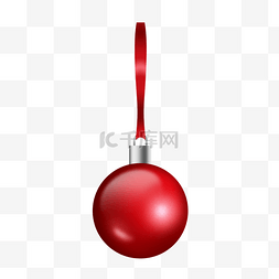 彩球吊绳红色图片绘画创意
