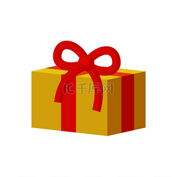 礼物方形礼品盒装饰用带蝴蝶结矢