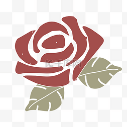 红色玫瑰玫瑰花图片_装饰玫瑰花矢量