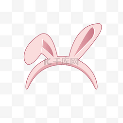 卡通兔耳朵耳朵图片_矢量兔耳