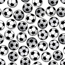 白色足球主题图片_运动主题模式的足球比赛与明亮的