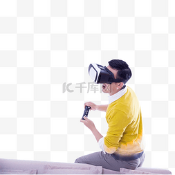 VR科技人像虚拟体验人像