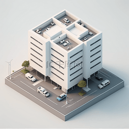 3D现代城市建筑元素