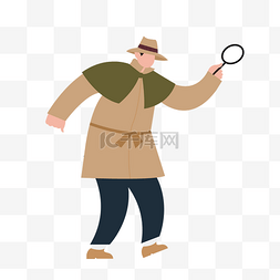 探索放大镜图片_检查调查寻找私人侦探