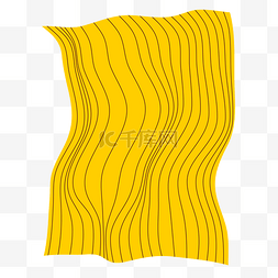 黄色线条纹理图片_曲线扭曲线条极简底纹