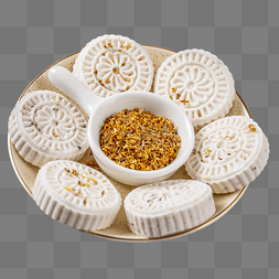 传统中式糕点图片_营养重阳糕重阳节传统手工糕点