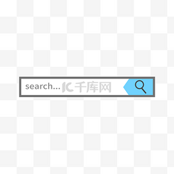 搜索框蓝色图片_灰色边框搜索框